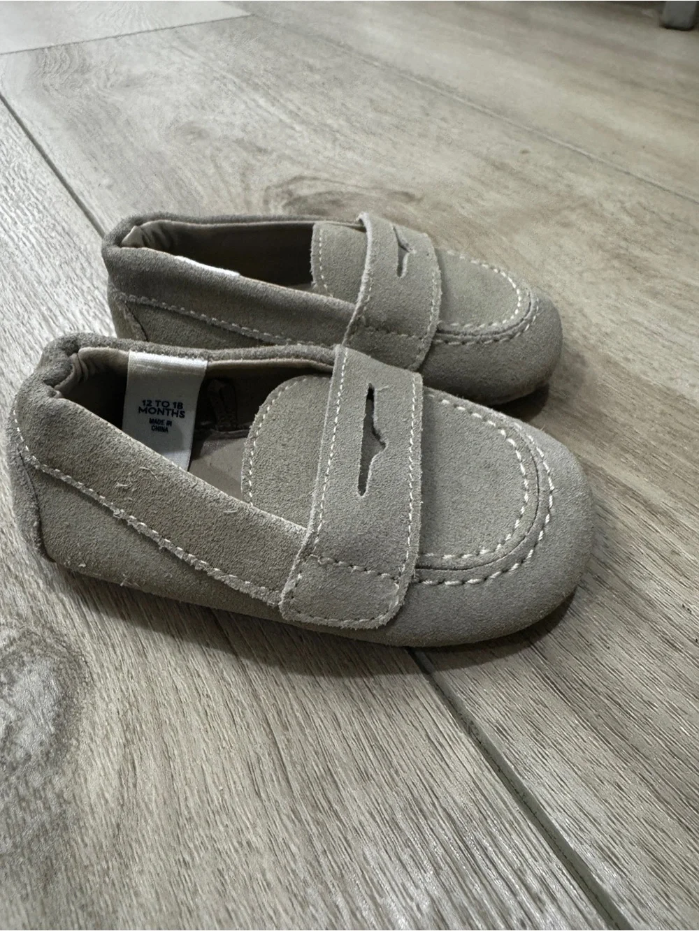 Janie and Jack Baby Suede Penny Loafer
